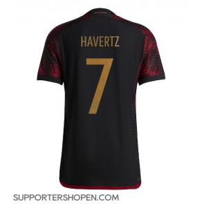Tyskland Kai Havertz #7 Borta Matchtröja VM 2022 Kortärmad